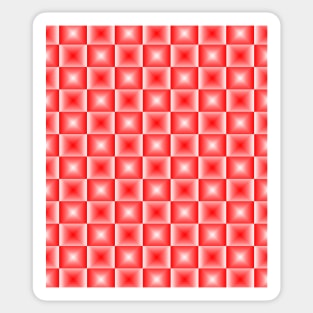 M5 - Red Square flash Pattern Sticker